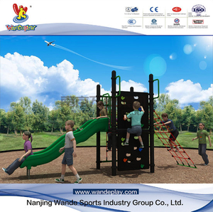 Equipo al aire libre del patio de los niños del parque de atracciones de Wandeplay Clinging Net con Wd-QS018