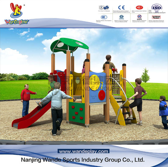 Playset PE para niños al aire libre del parque de atracciones con tobogán