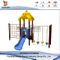 Juego infantil al aire libre clásico con red de escalada