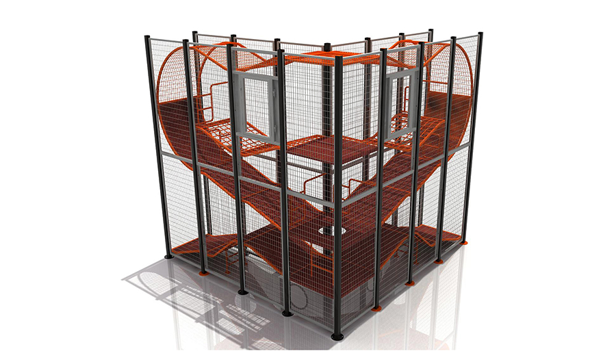 Parque de atracciones al aire libre Kit de juegos de escalada en jaula para niños