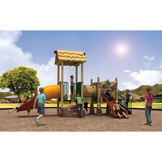 Equipo de juegos para niños al aire libre Park Cottage Silde