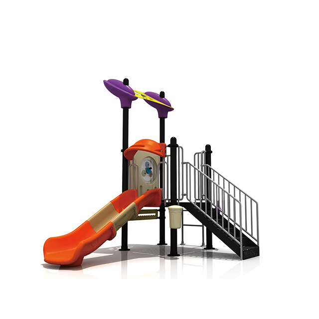 Parque infantil moderno al aire libre Mini tobogán Equipo de juegos para niños